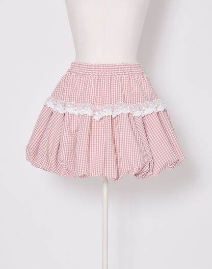 Lolime lacy balloon skirt