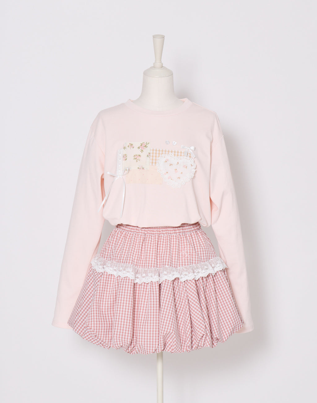 Lolime lacy balloon skirt