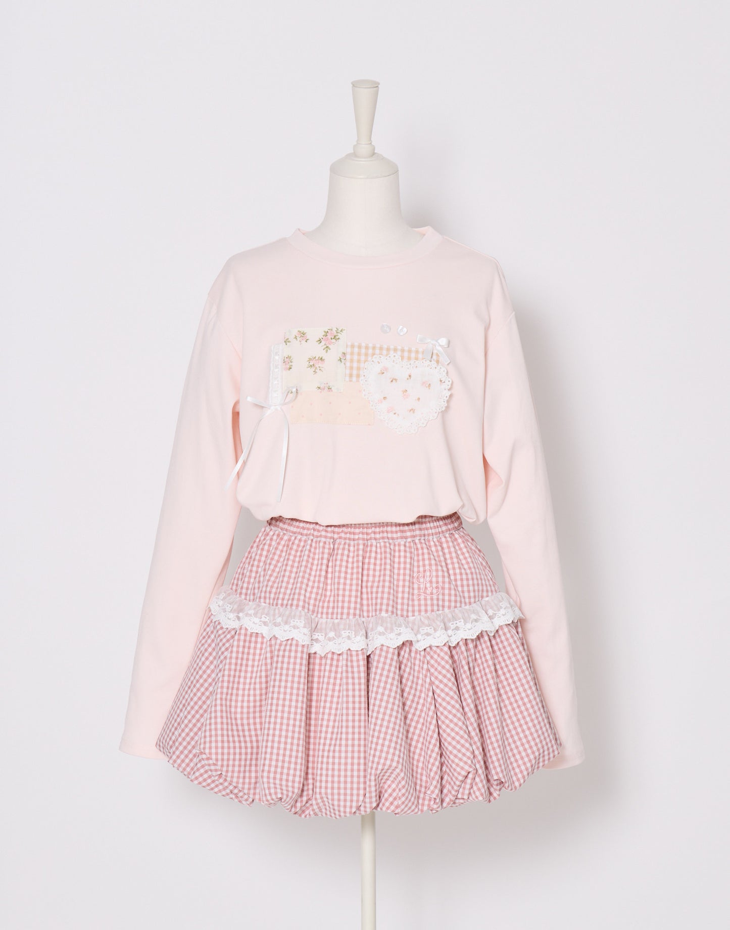 Lolime lacy balloon skirt