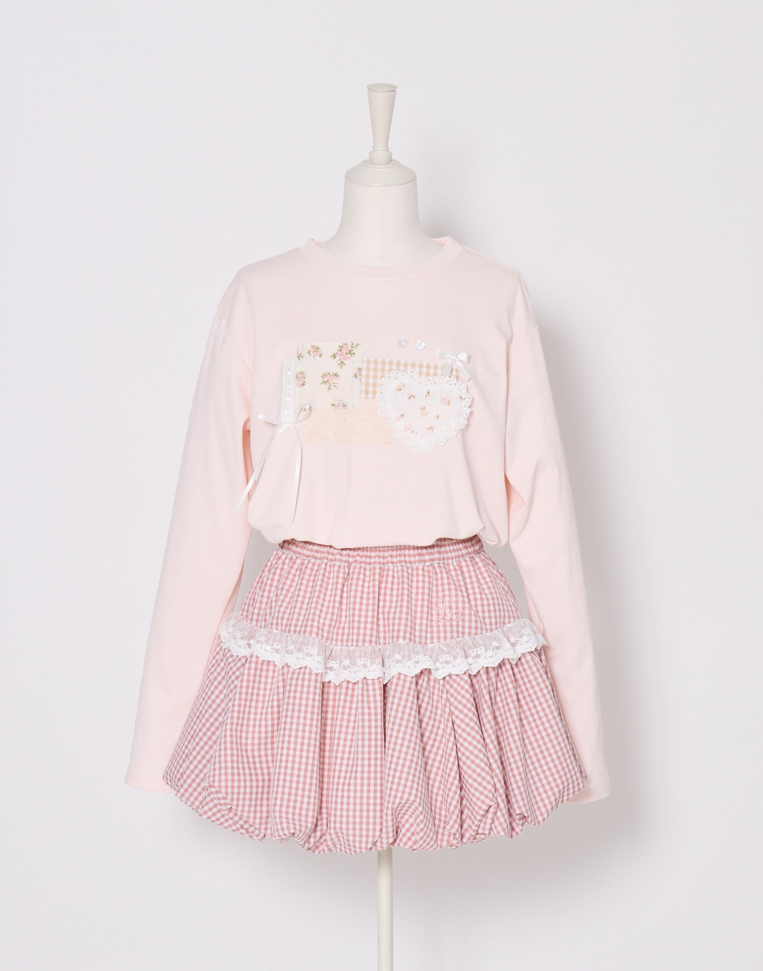 Lolime lacy balloon skirt