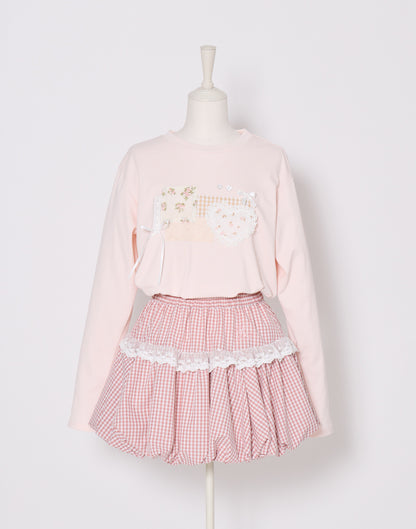 Lolime lacy balloon skirt