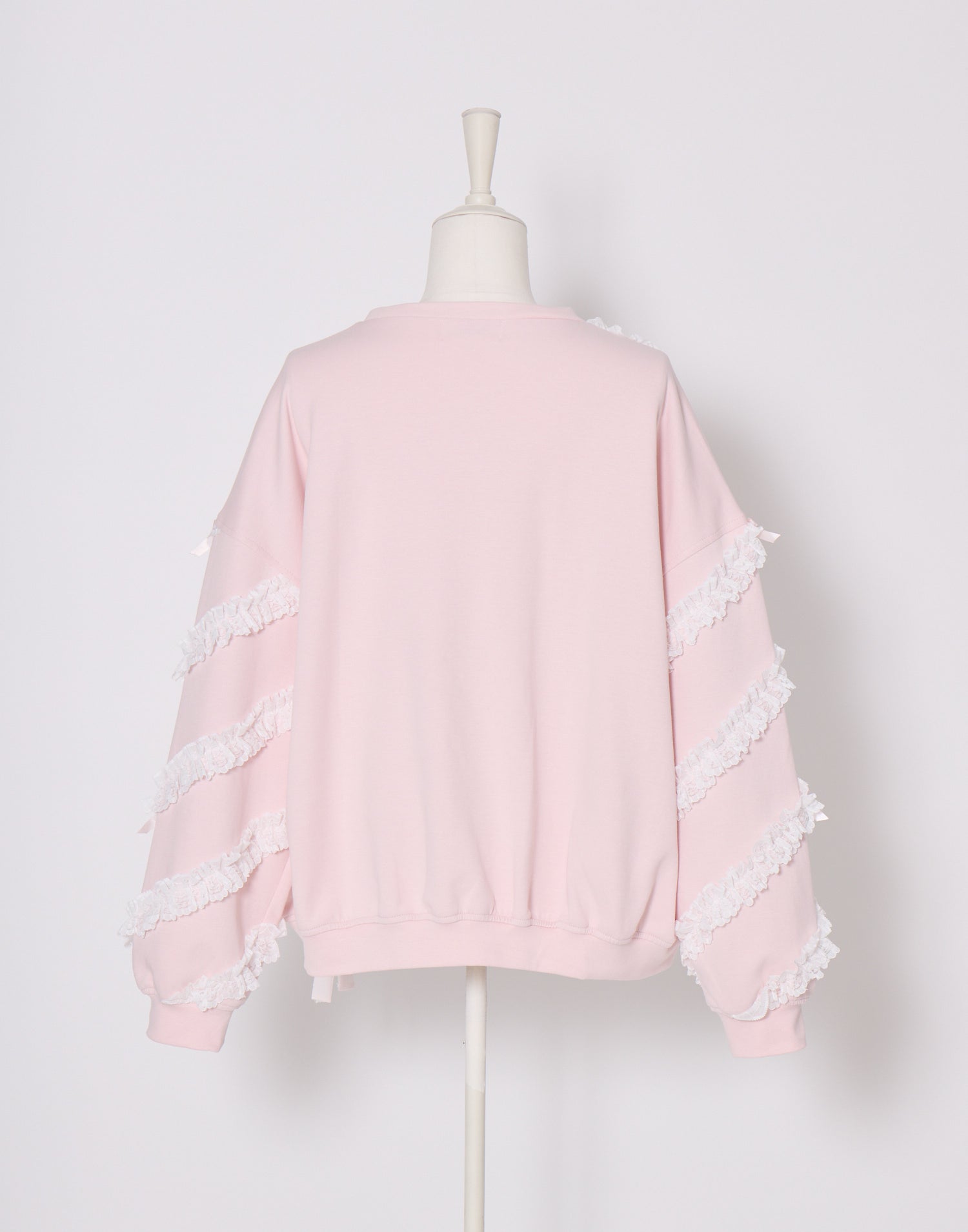 Lolime lacy ribbon sweatshirt