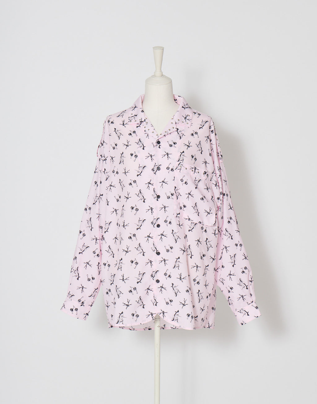 AVENCHUMU ERICO collaboration illustration oversized shirt