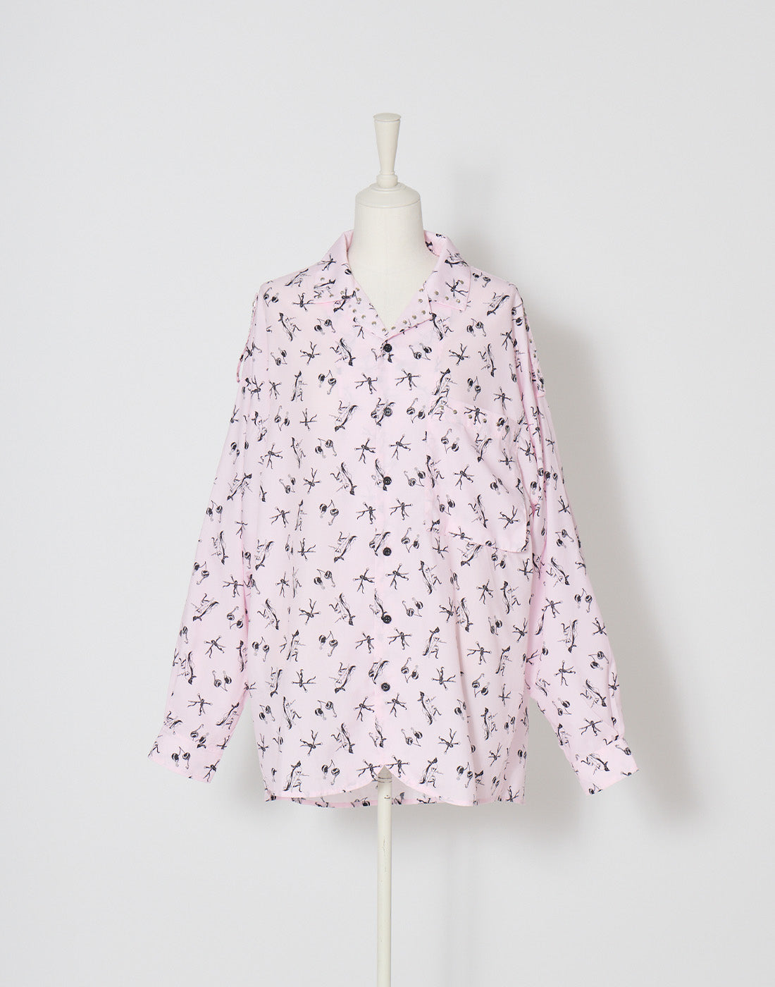 AVENCHUMU ERICO collaboration illustration oversized shirt