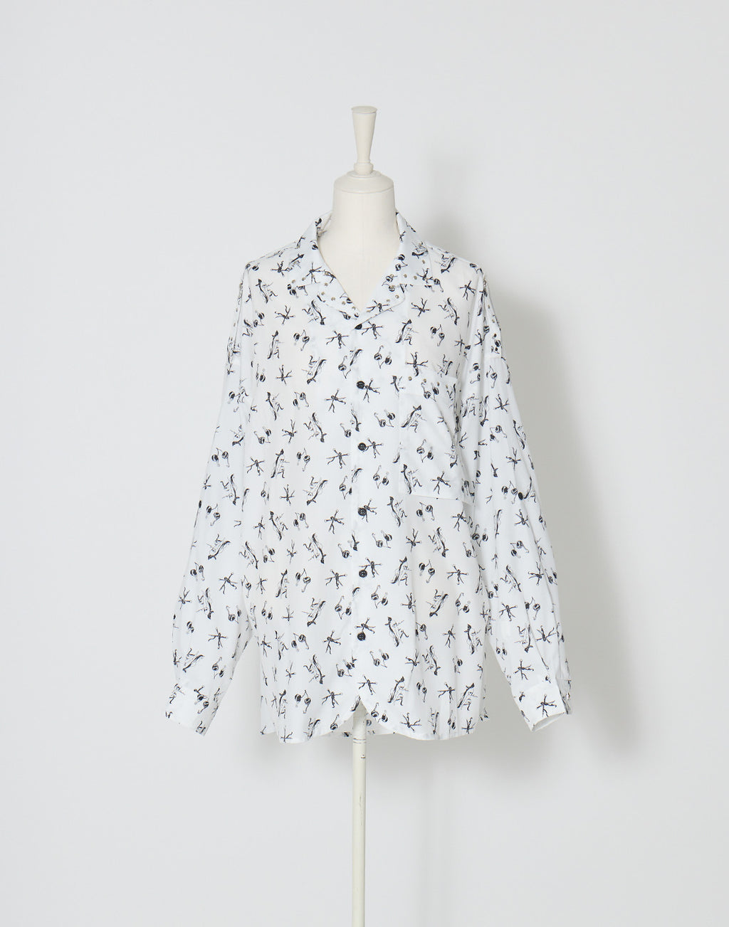 AVENCHUMU ERICO collaboration illustration oversized shirt