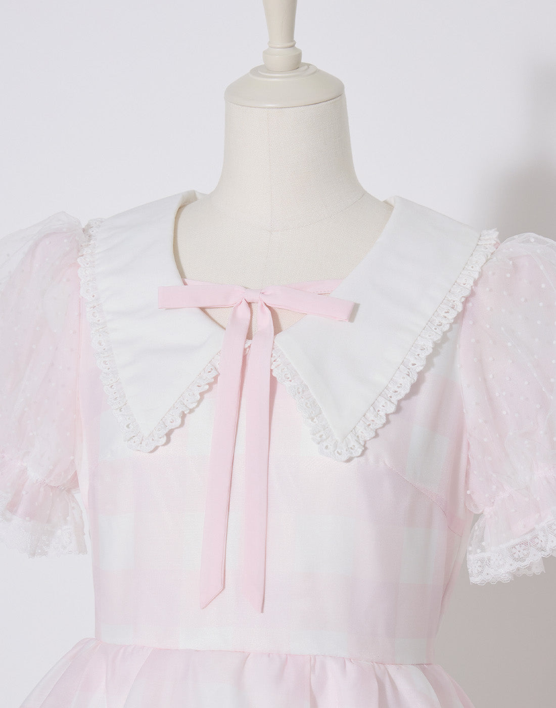 mellfy memory Fairy gingham tiered doll Dress