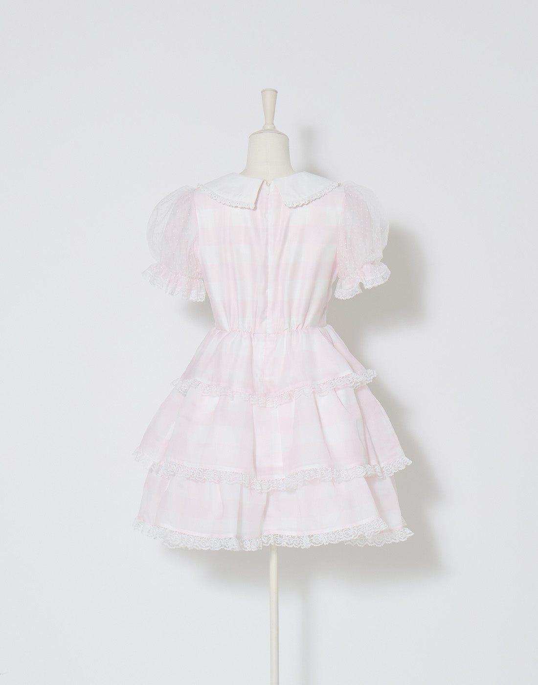 mellfy memory Fairy gingham tiered doll Dress