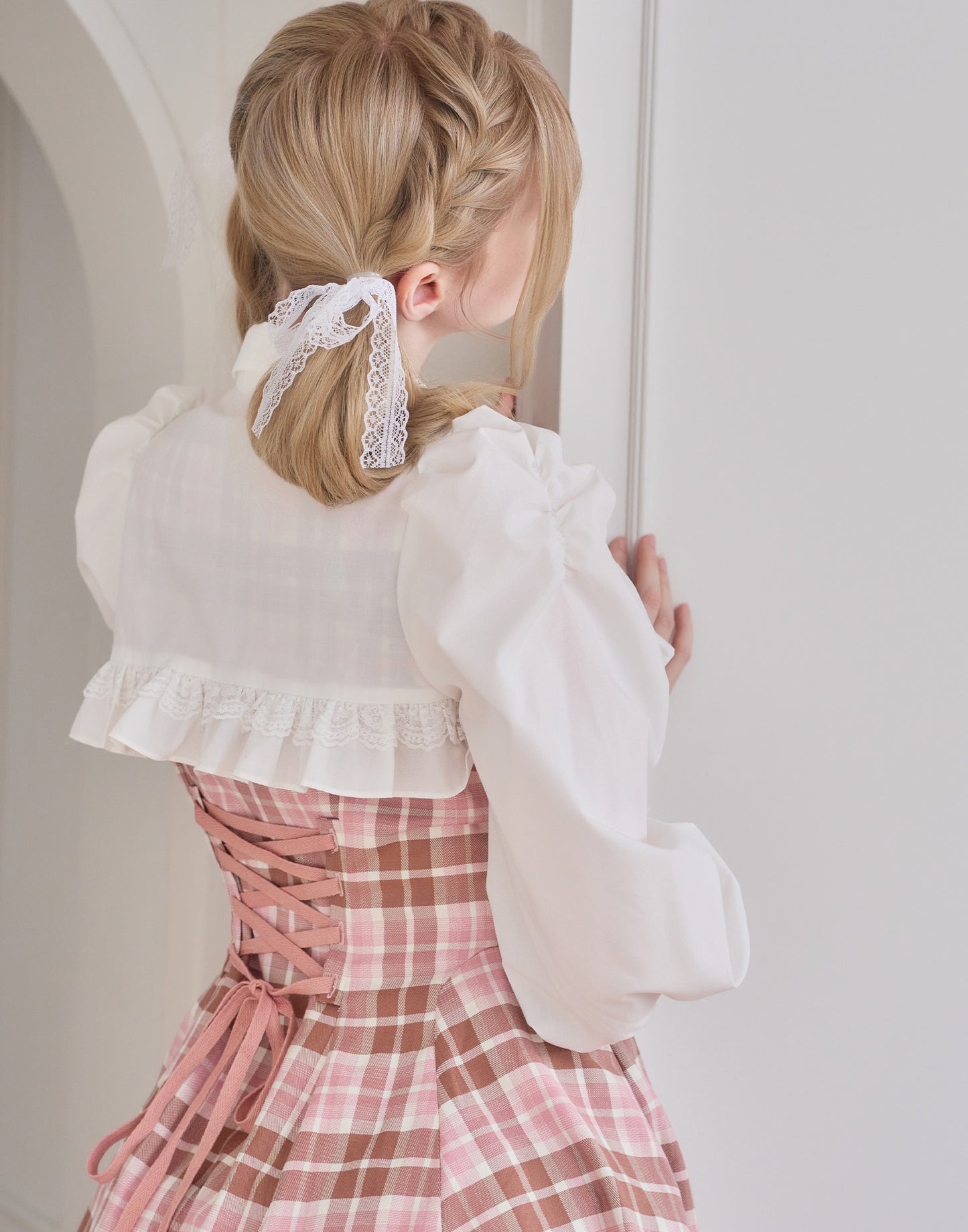 mellfy memory Melty Café Check Dress