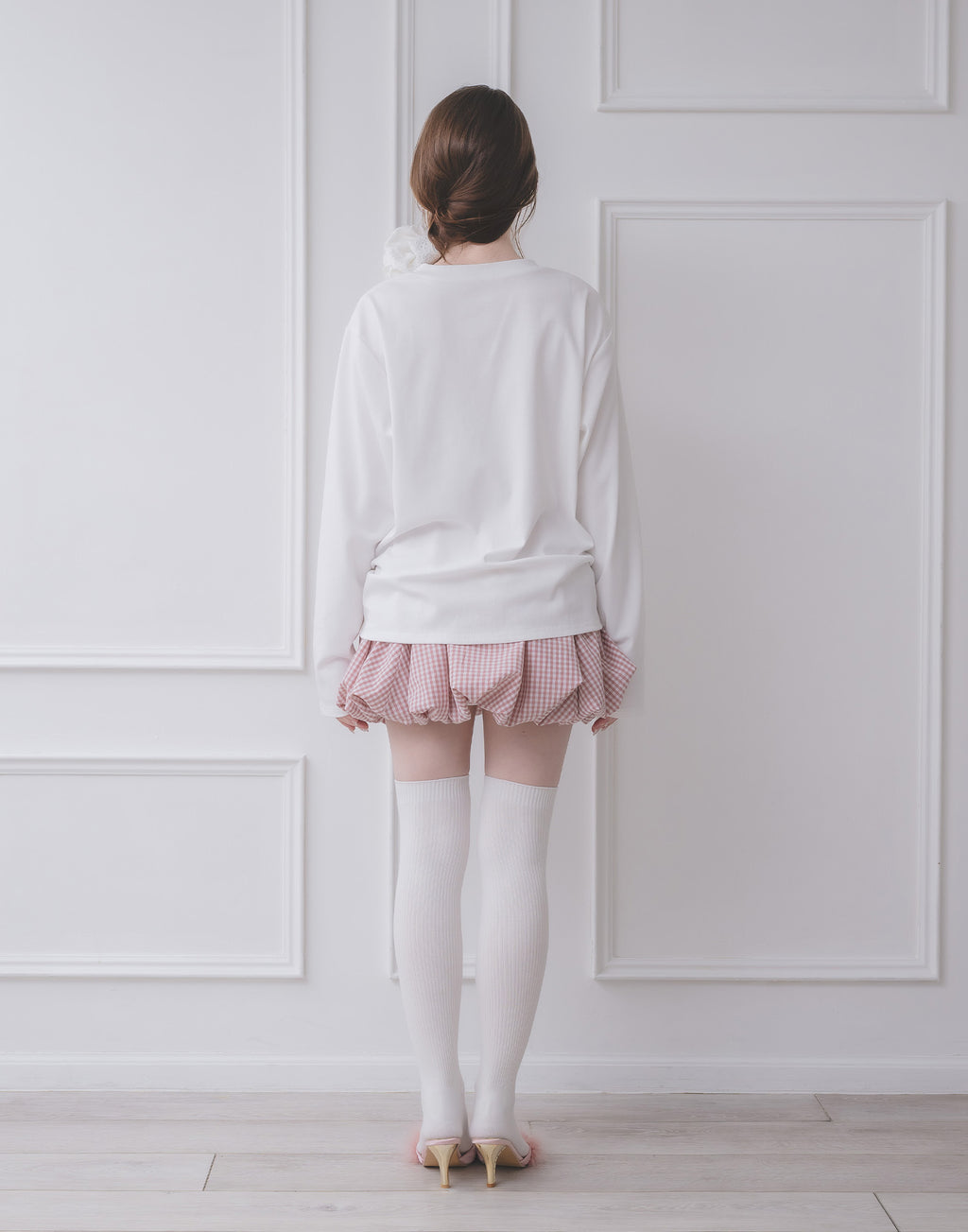 Lolime lacy balloon skirt