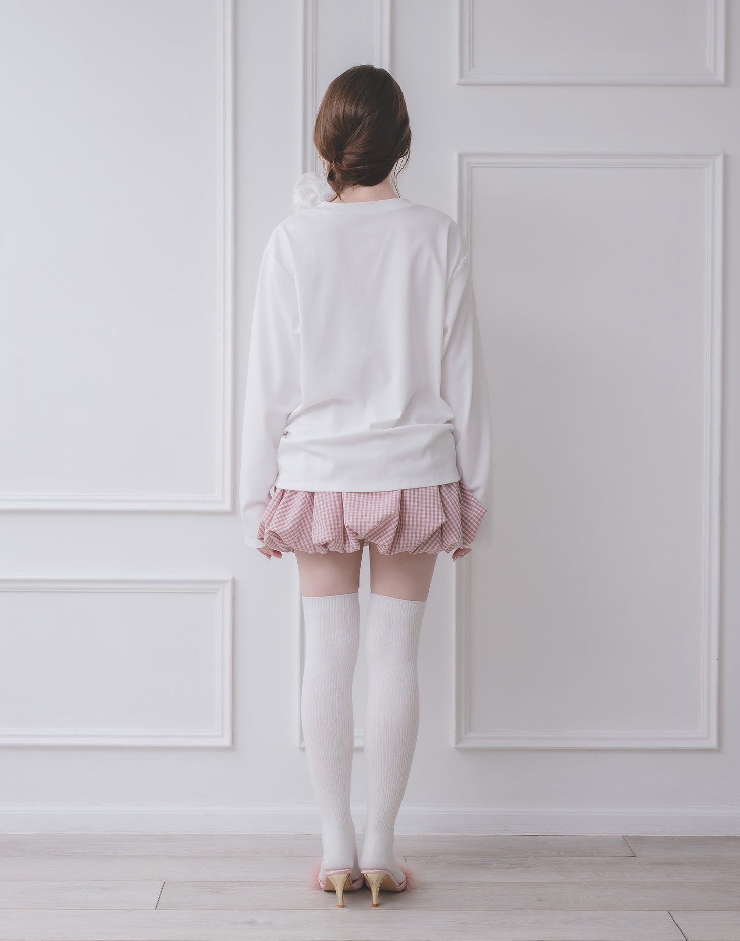 Lolime lacy balloon skirt