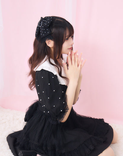 mellfy memory Eternity girly pearl ribbon