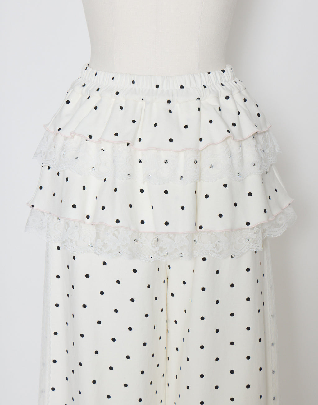 Lolime fancy dot layered pantsskirt
