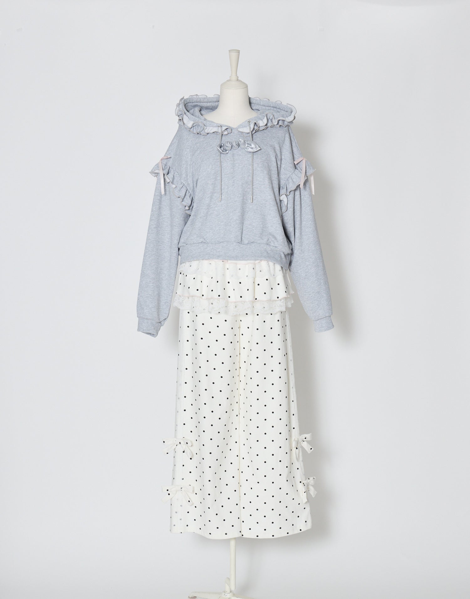 Lolime fancy dot layered pantsskirt