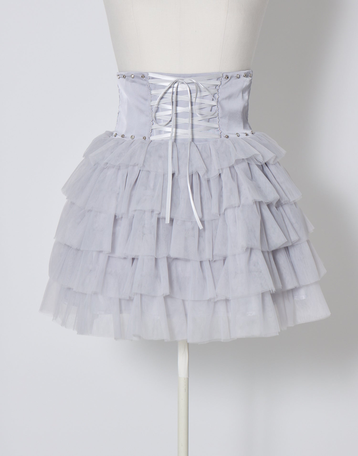 AVENCHUMU Studded corset tutu skirt