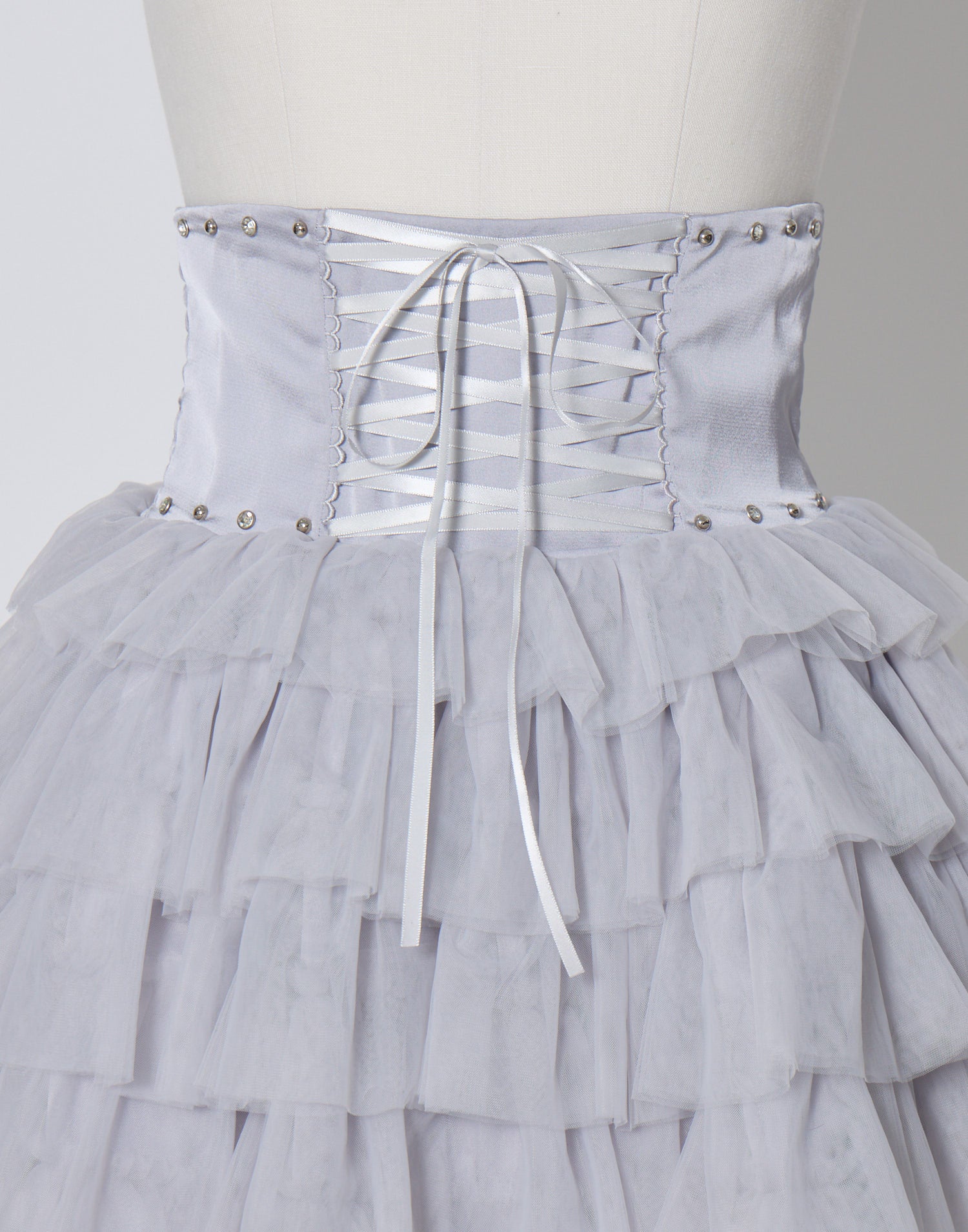 AVENCHUMU Studded corset tutu skirt