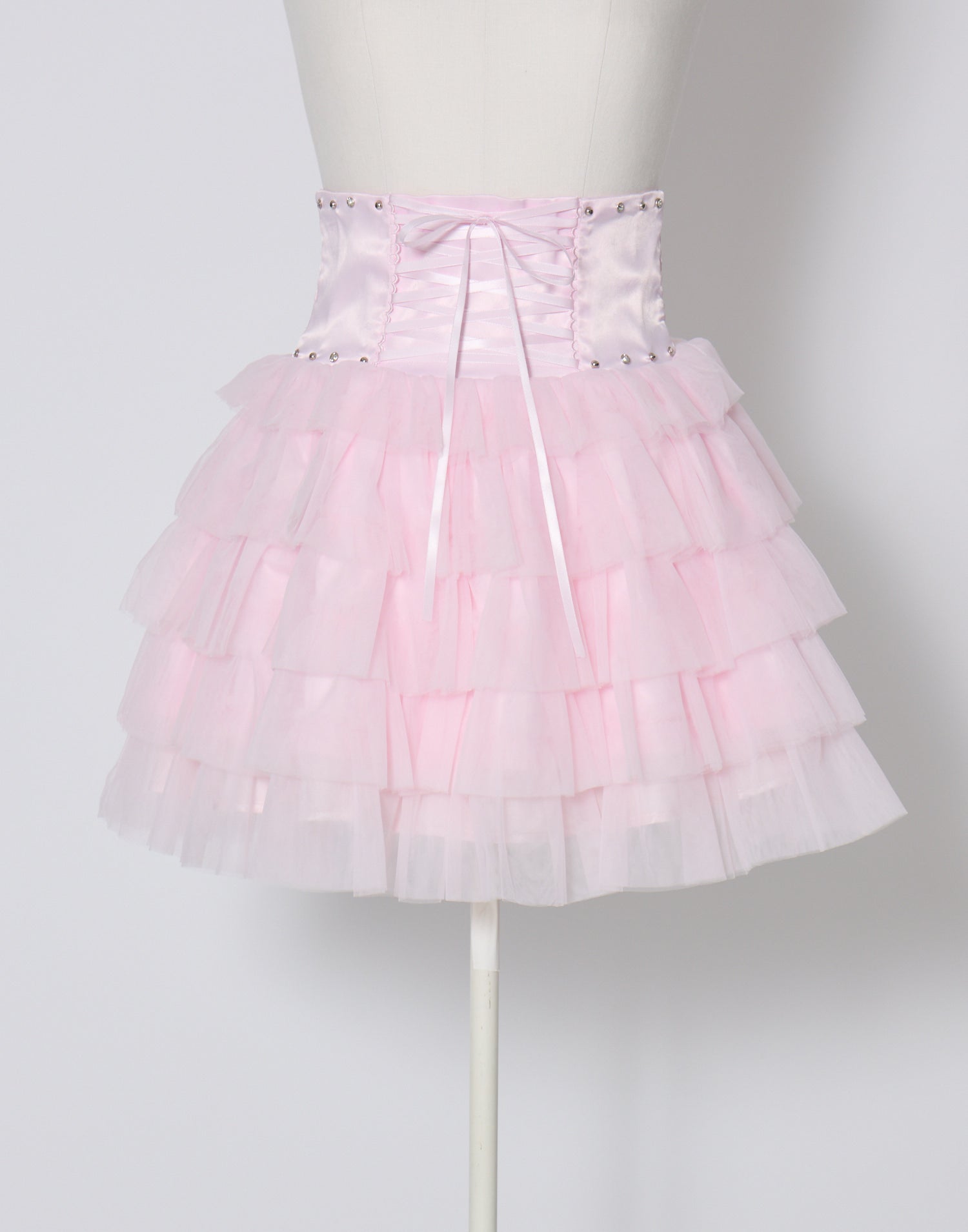 AVENCHUMU Studded corset tutu skirt