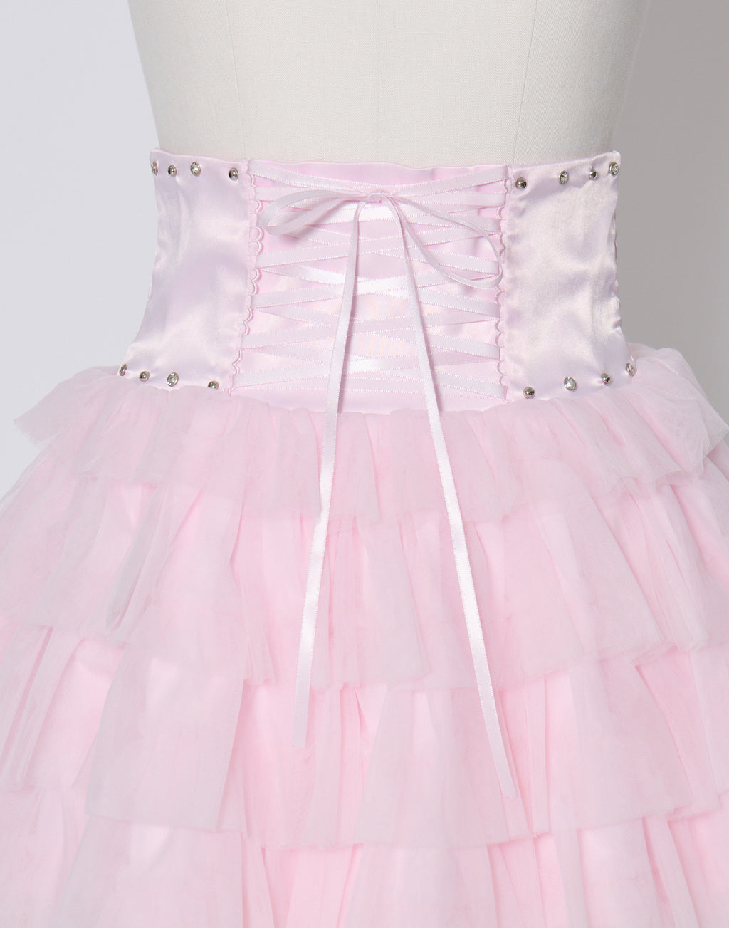 AVENCHUMU Studded corset tutu skirt