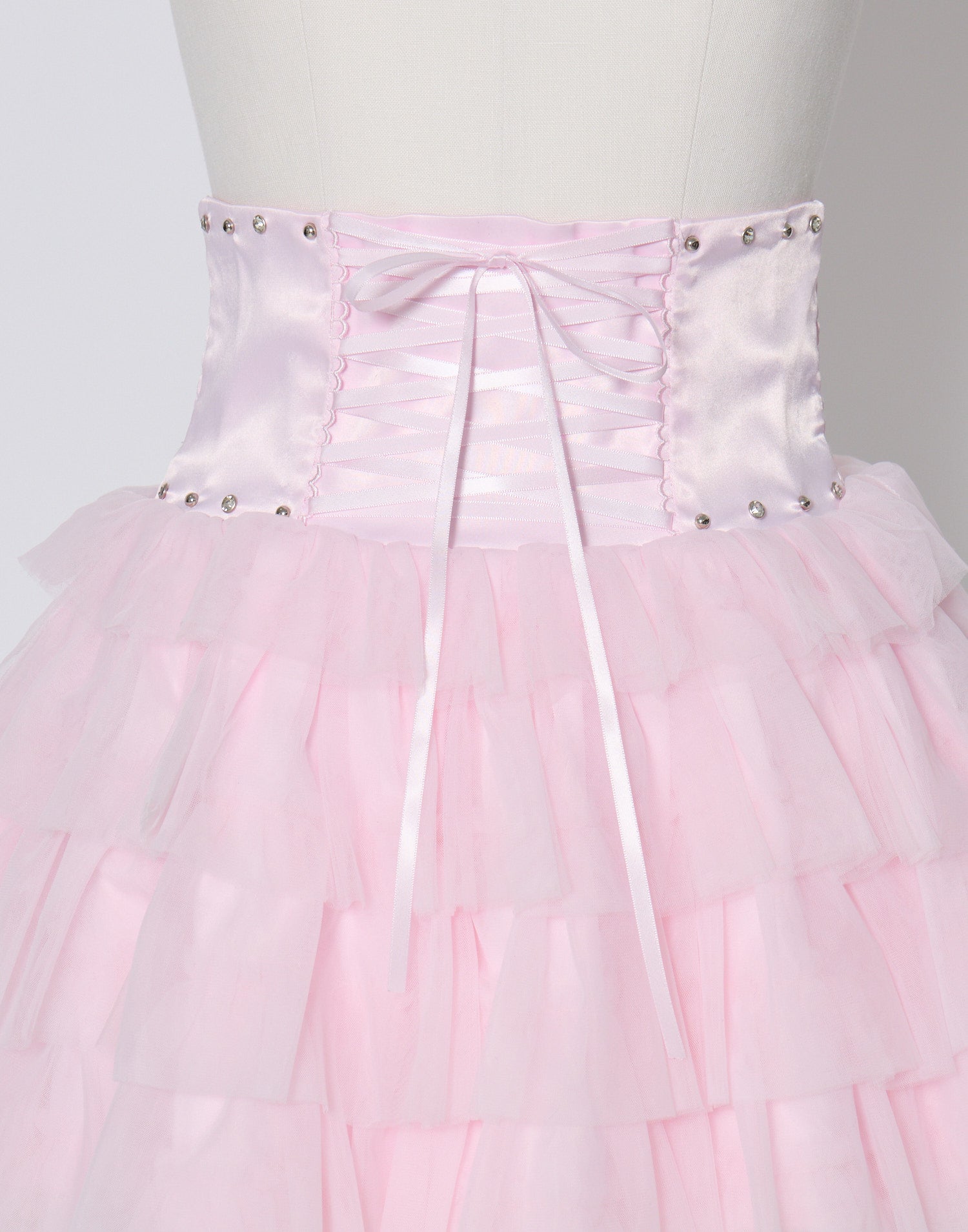 AVENCHUMU Studded corset tutu skirt