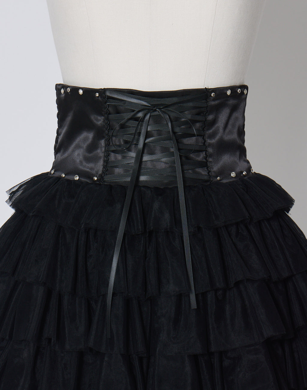 AVENCHUMU Studded corset tutu skirt