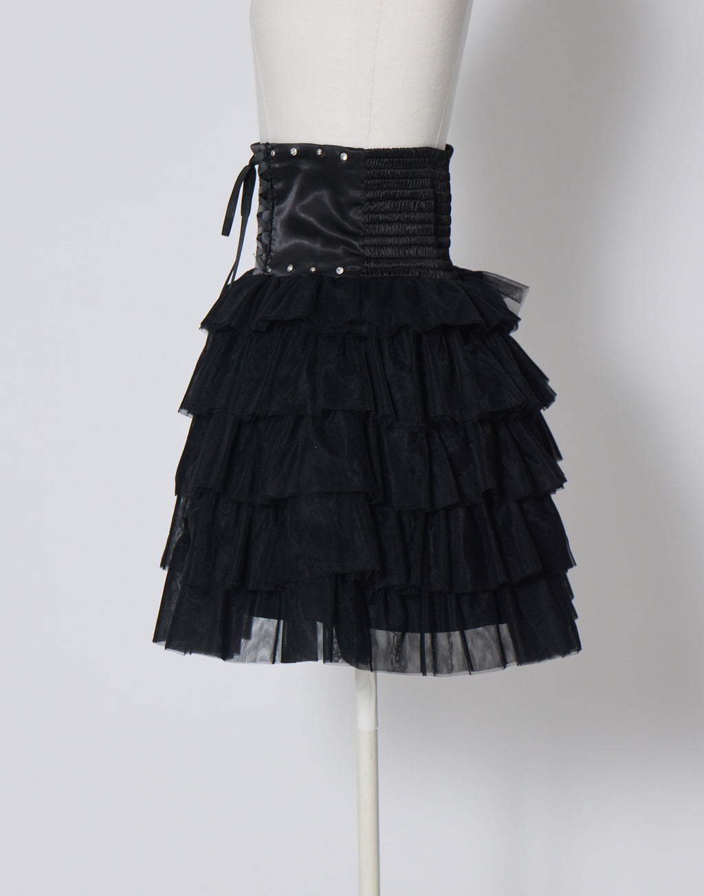 AVENCHUMU Studded corset tutu skirt