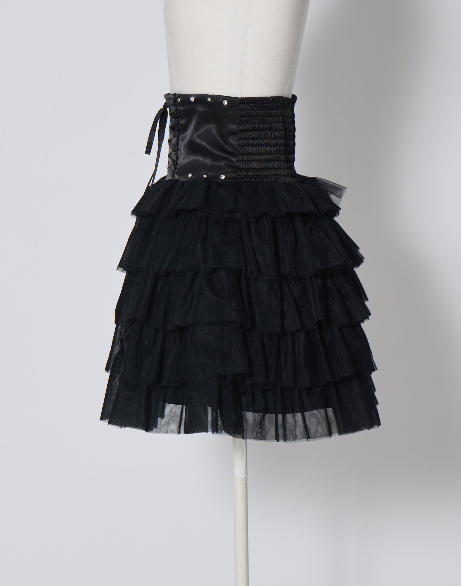 AVENCHUMU Studded corset tutu skirt