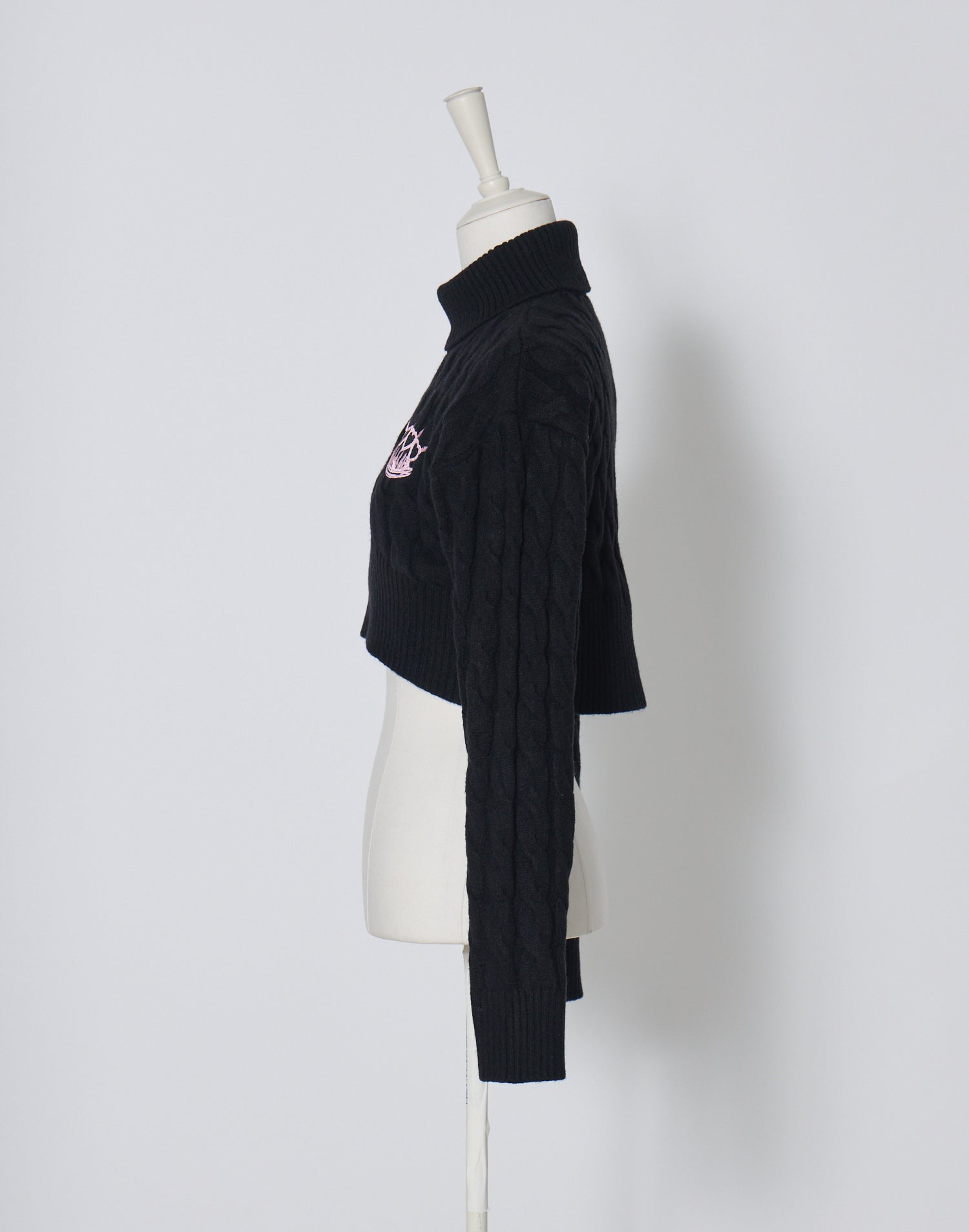 AVENCHUMU Brass knuckle cable knit tops