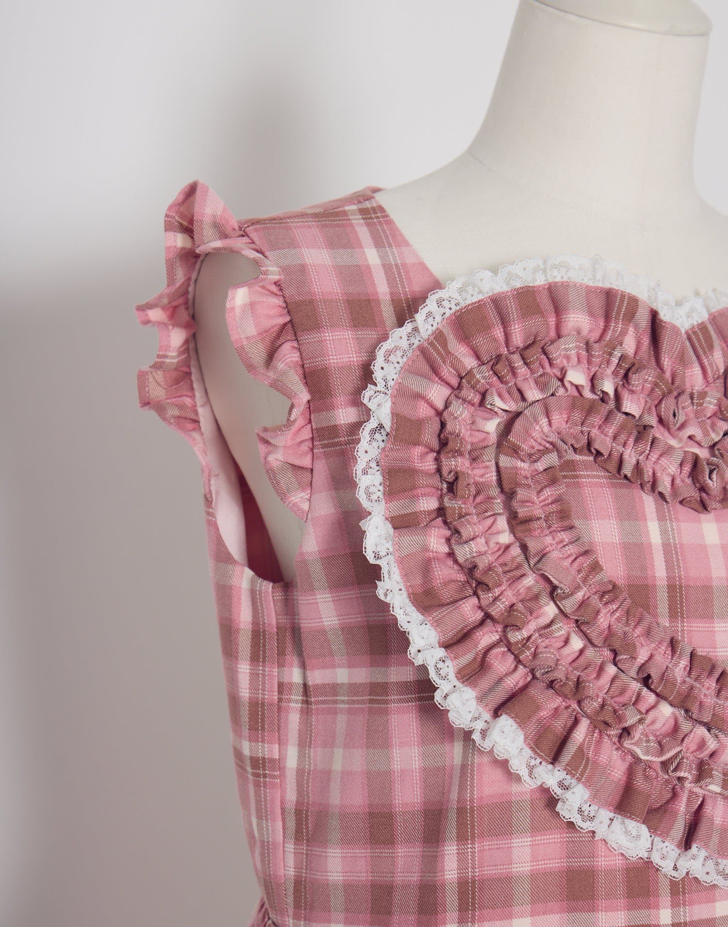 Lolime frill heart long dress