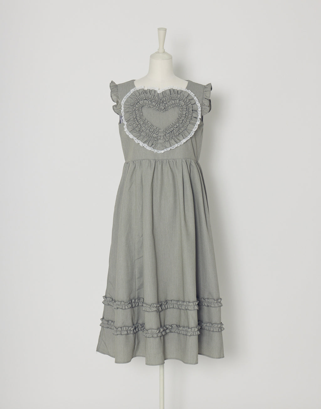 Lolime frill heart long dress