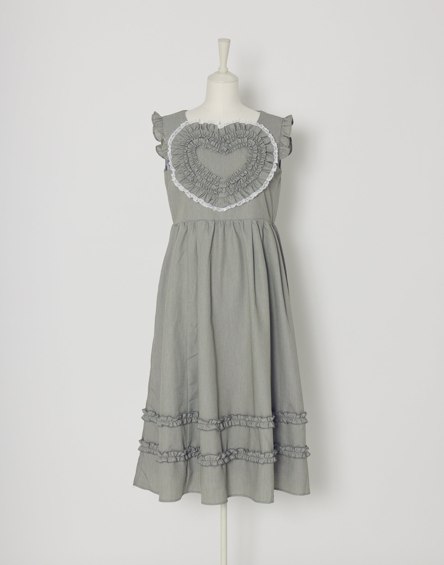 Lolime frill heart long dress