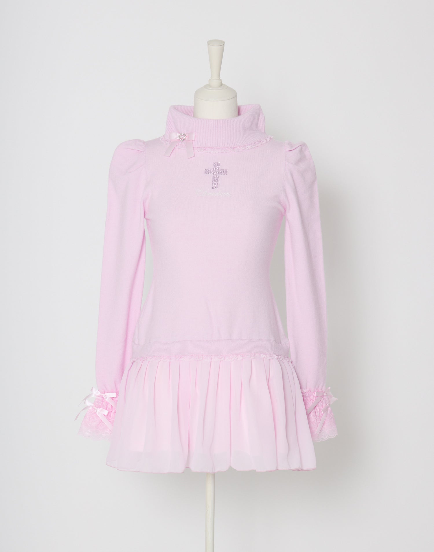 AVENCHUMU Angel feather knit one-piece