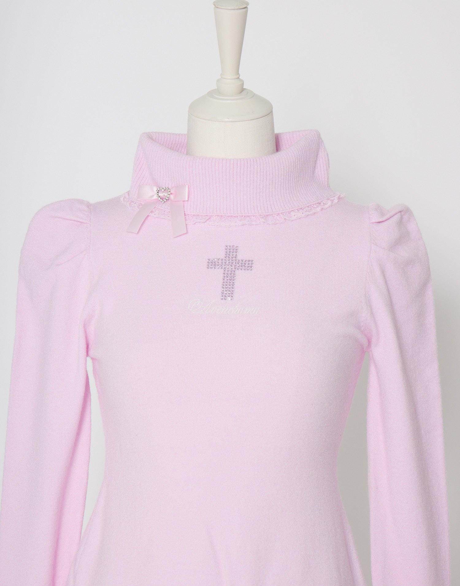 AVENCHUMU Angel feather knit one-piece