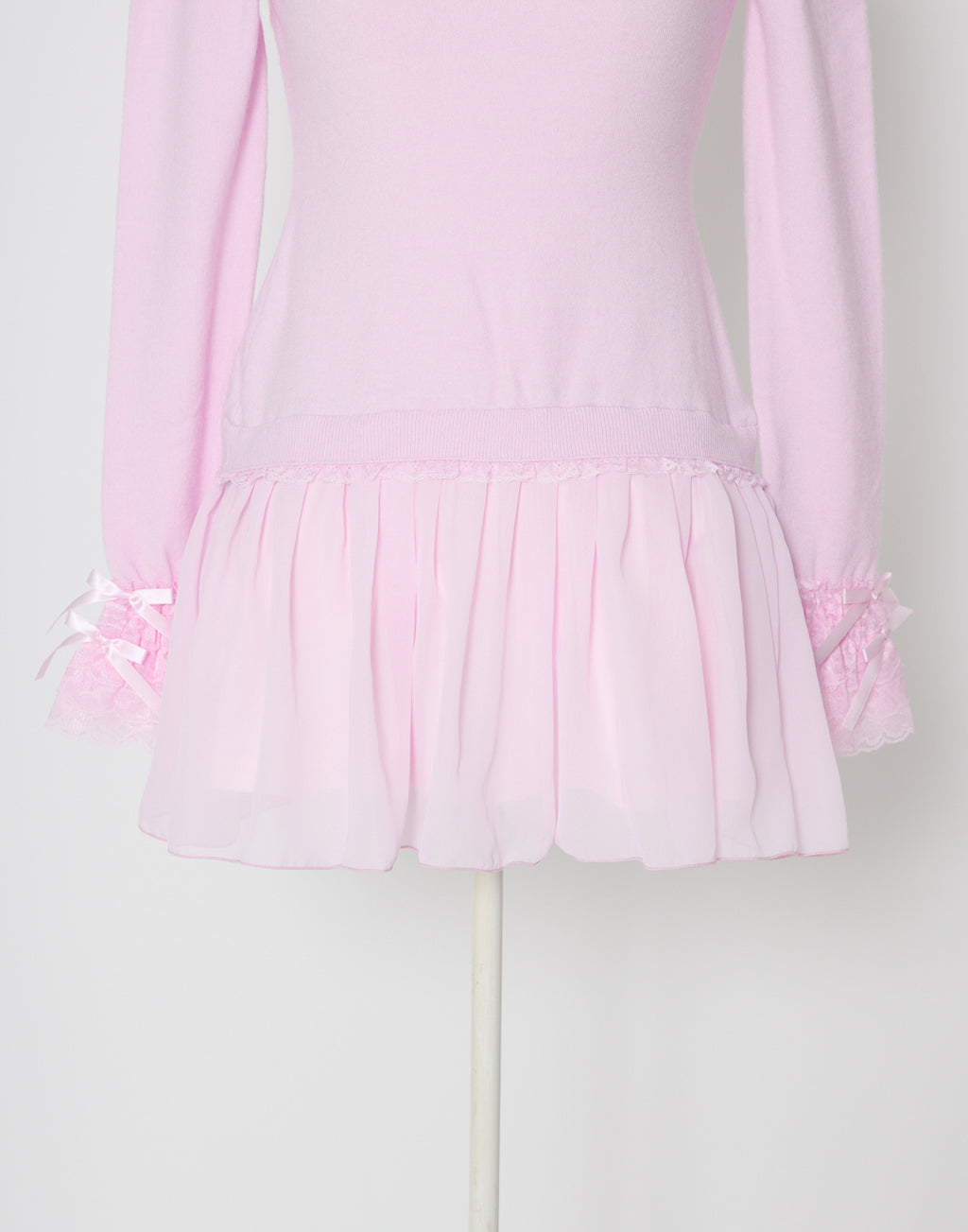 AVENCHUMU Angel feather knit one-piece