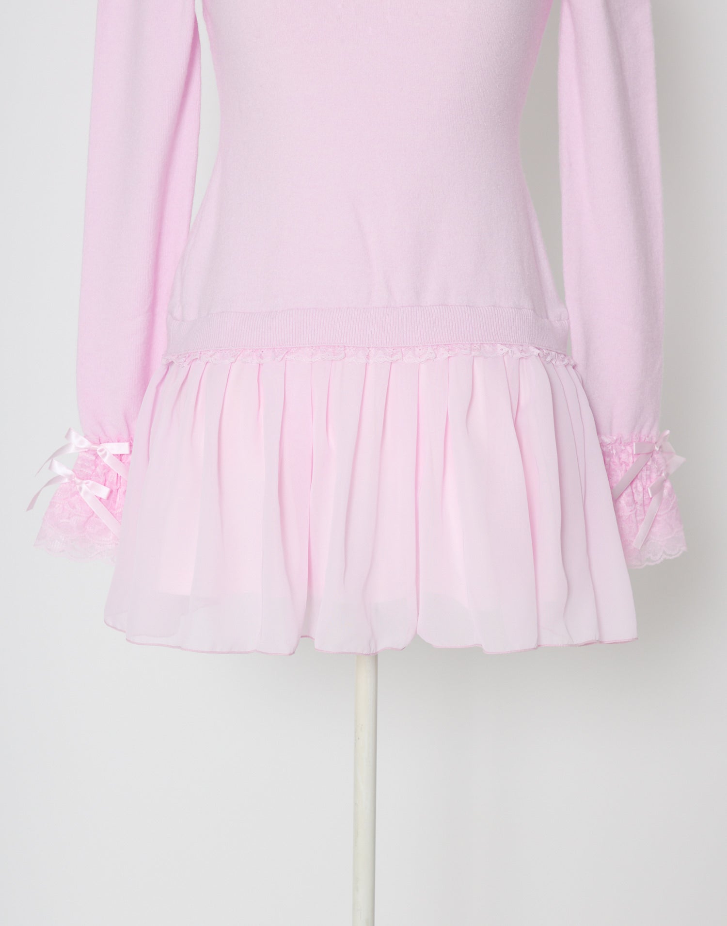 AVENCHUMU Angel feather knit one-piece