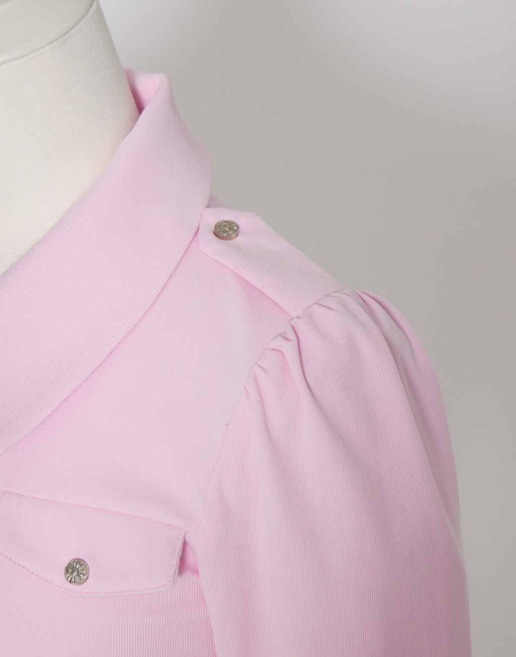 AVENCHUMU Zip-up shirt collar shirring one-piece