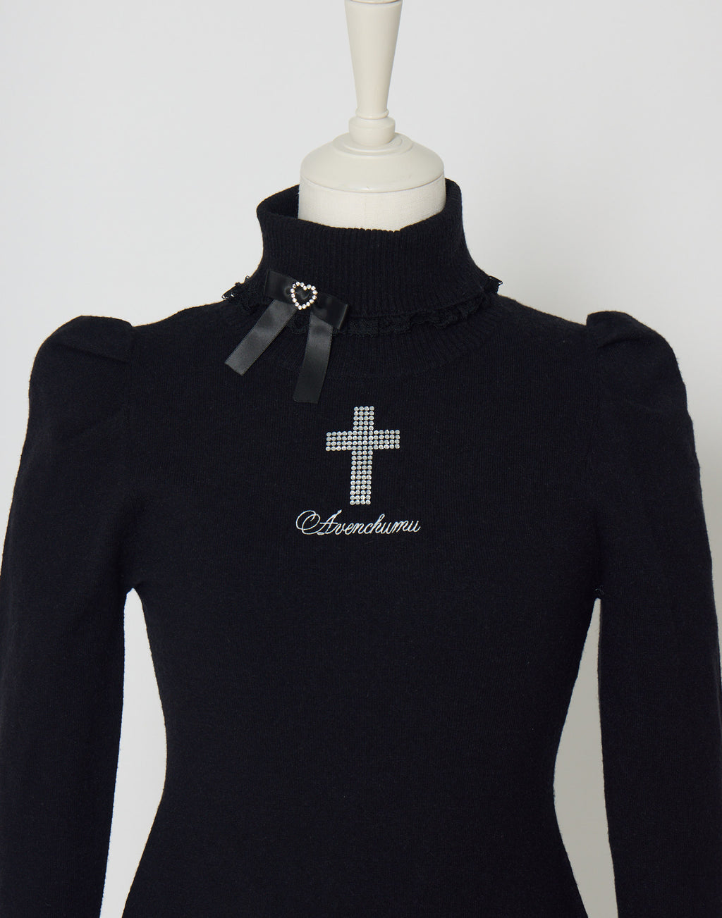 AVENCHUMU Angel feather knit one-piece