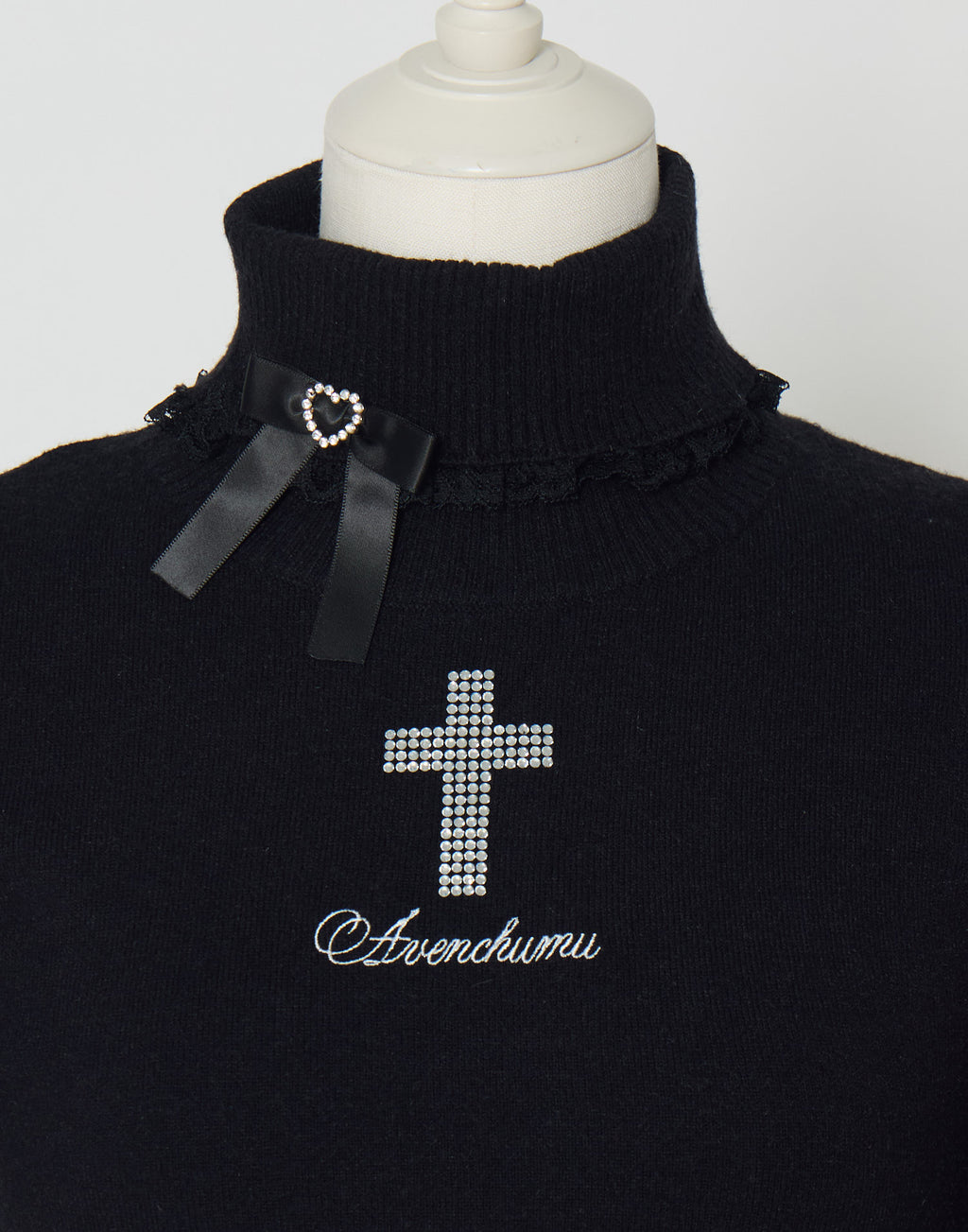 AVENCHUMU Angel feather knit one-piece