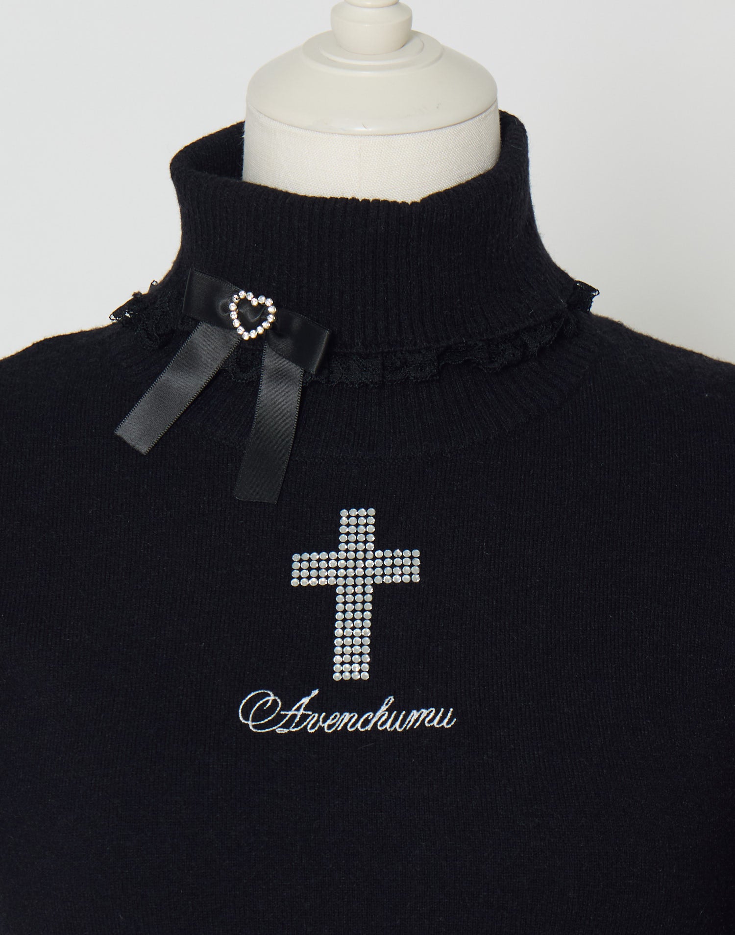 AVENCHUMU Angel feather knit one-piece