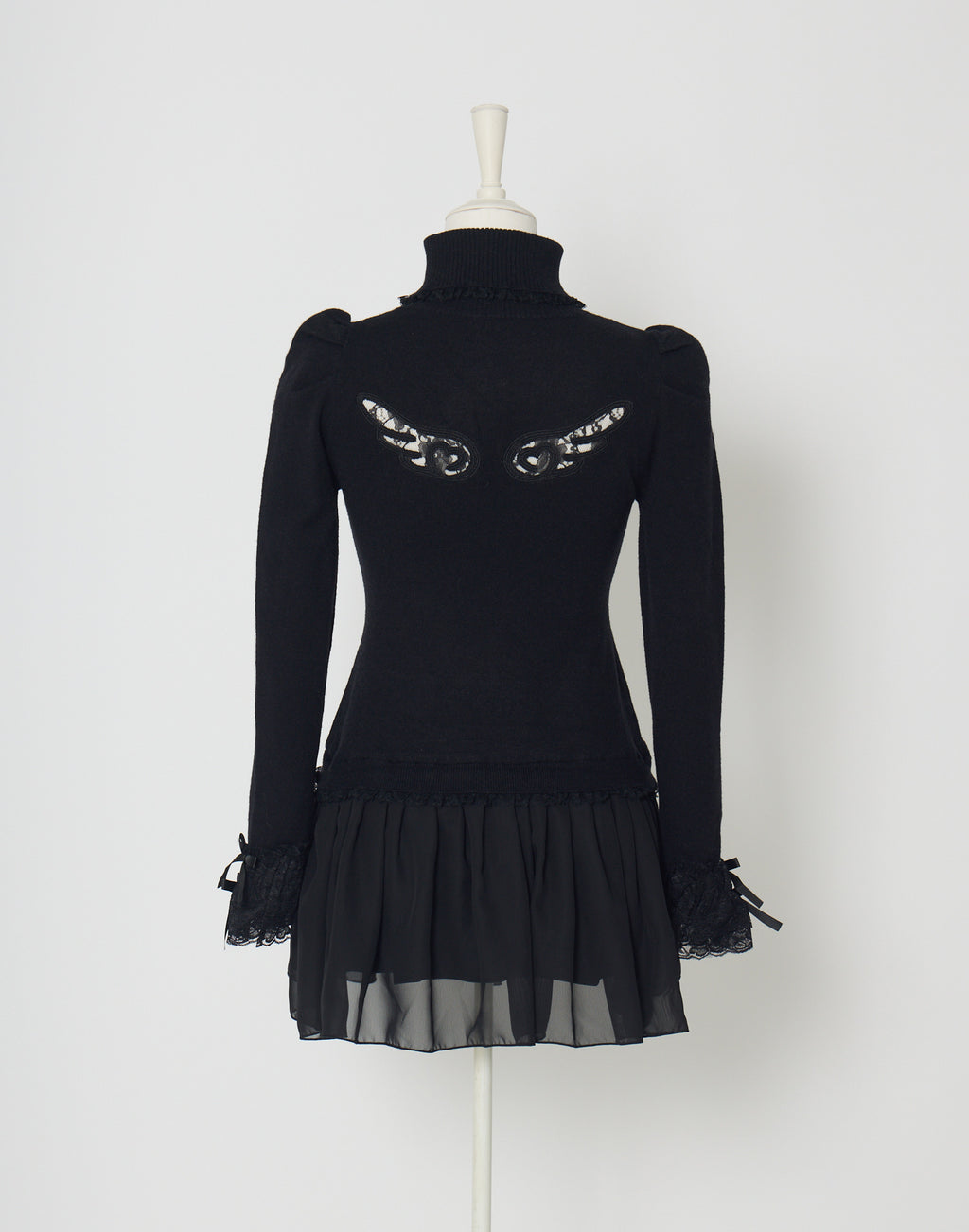 AVENCHUMU Angel feather knit one-piece