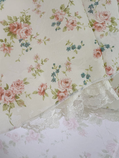 L’EST ROSE Halter Neck Floral Dress (Butter Yellow)
