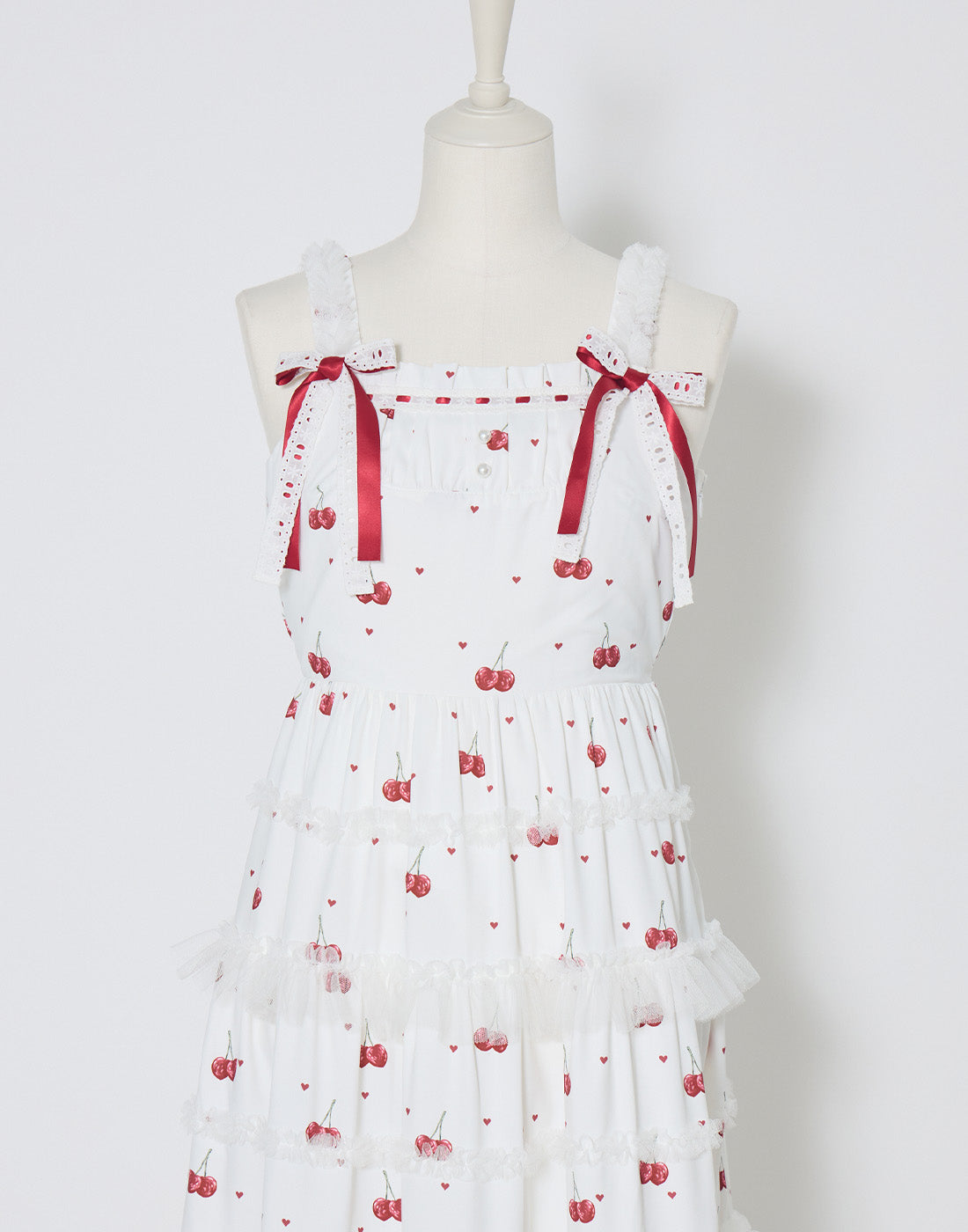 mellfy memory Sweet cherry long Dress