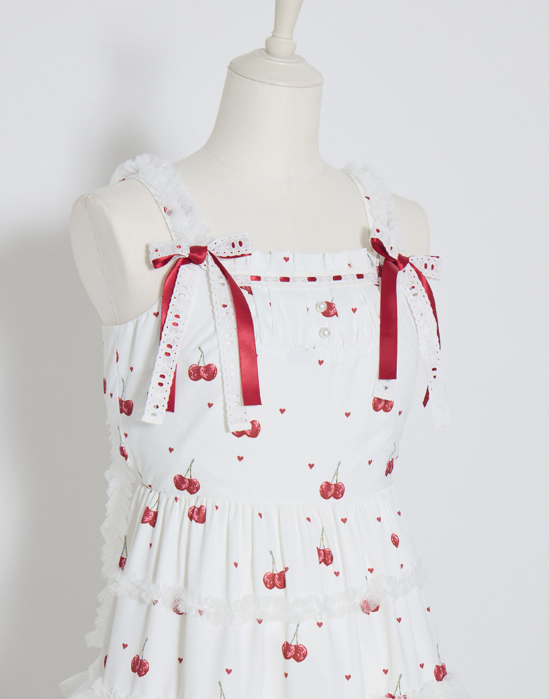 mellfy memory Sweet cherry long Dress