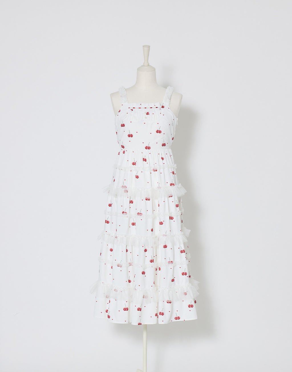 mellfy memory Sweet cherry long Dress