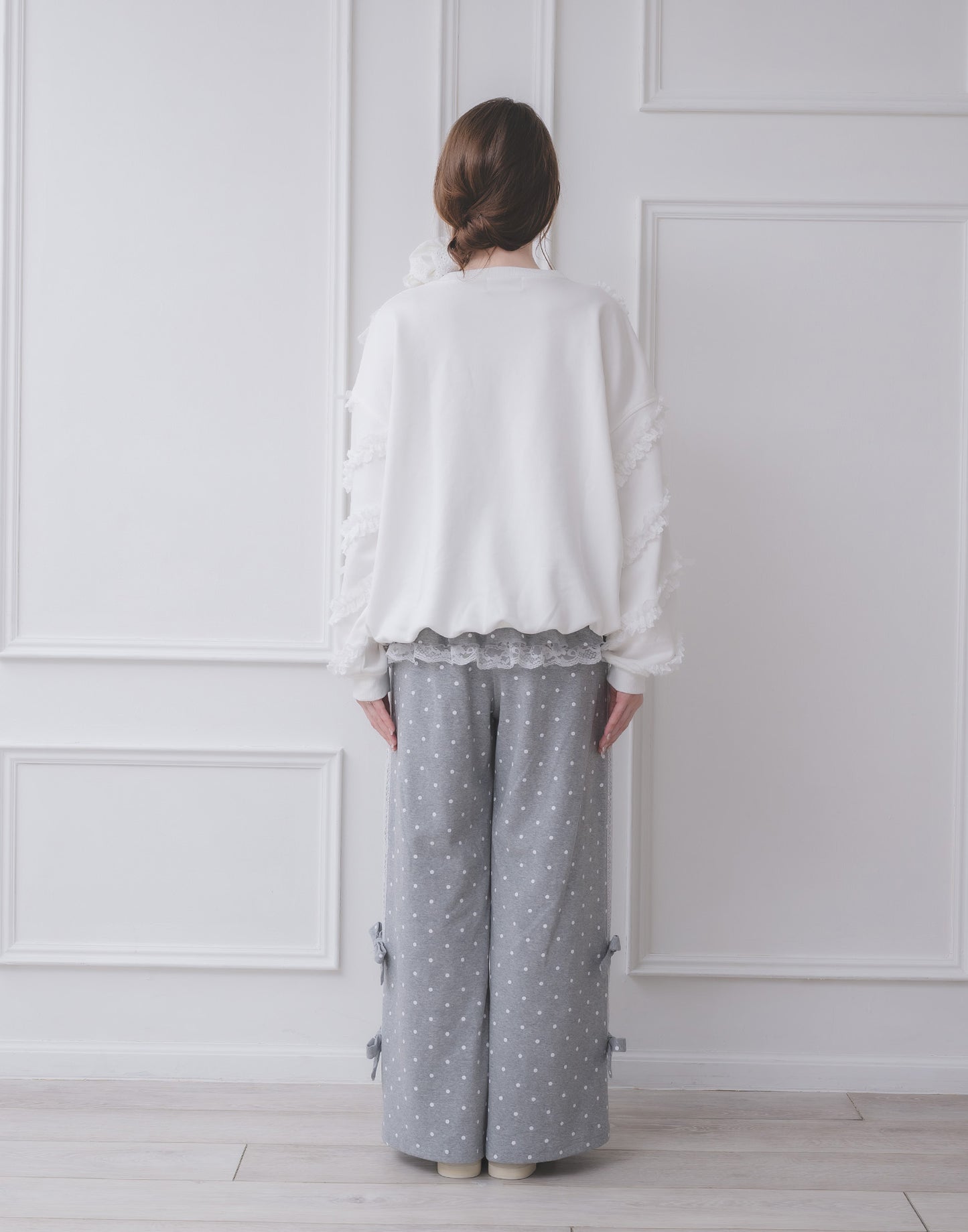 Lolime fancy dot layered pantsskirt