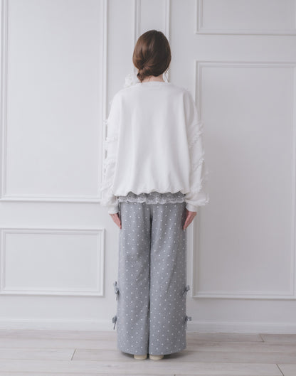 Lolime fancy dot layered pantsskirt