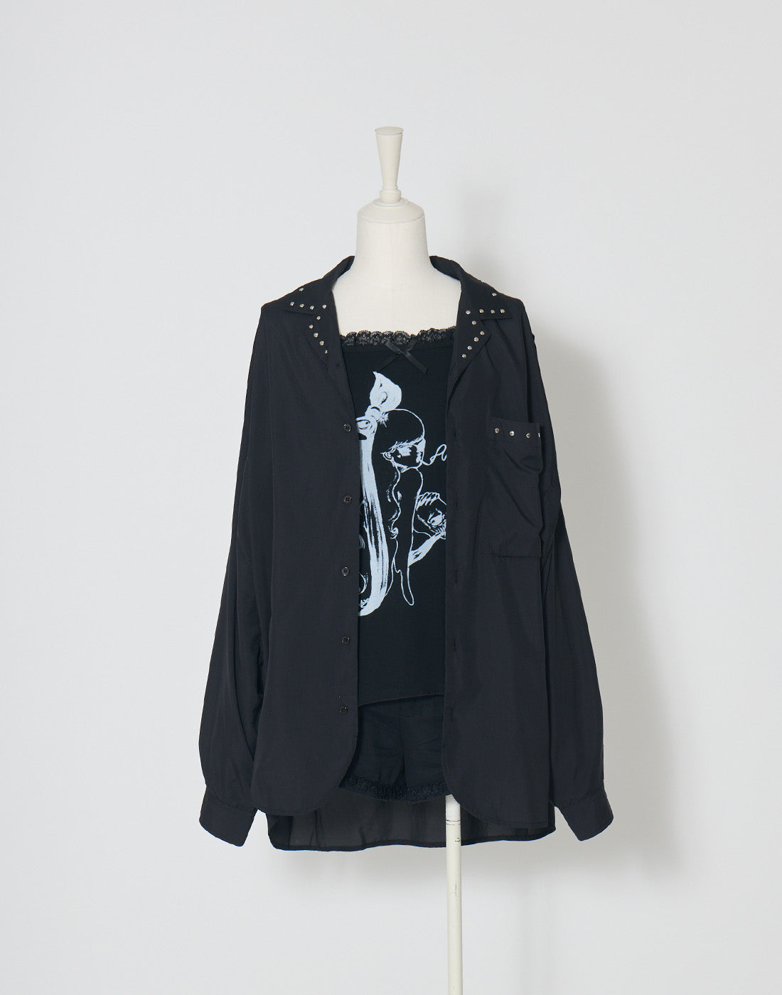 AVENCHUMU ERICO collaboration illustration oversized shirt