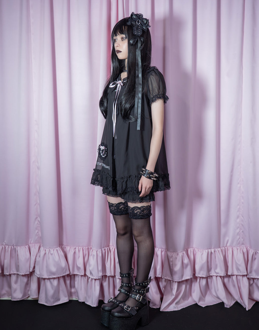 AVENCHUMU Heart pocket & baby like chiffon setup