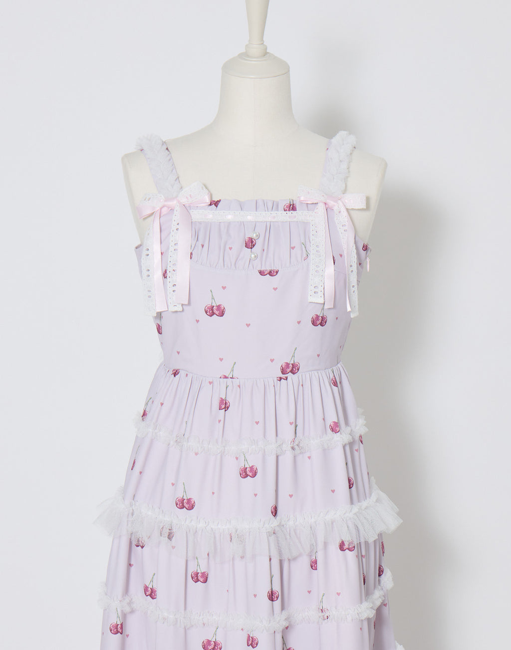 mellfy memory Sweet cherry long Dress