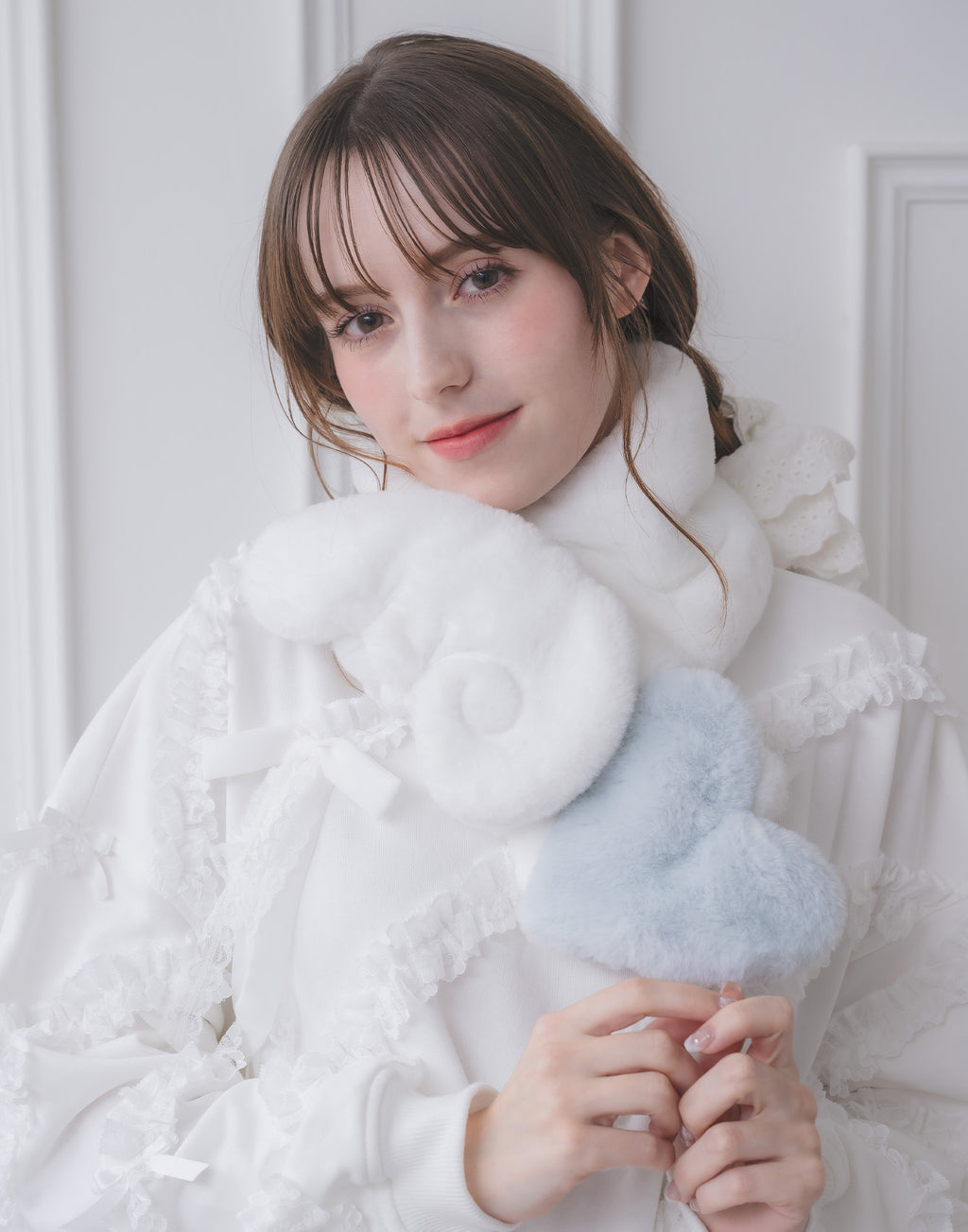 Lolime lacy ribbon sweatshirt