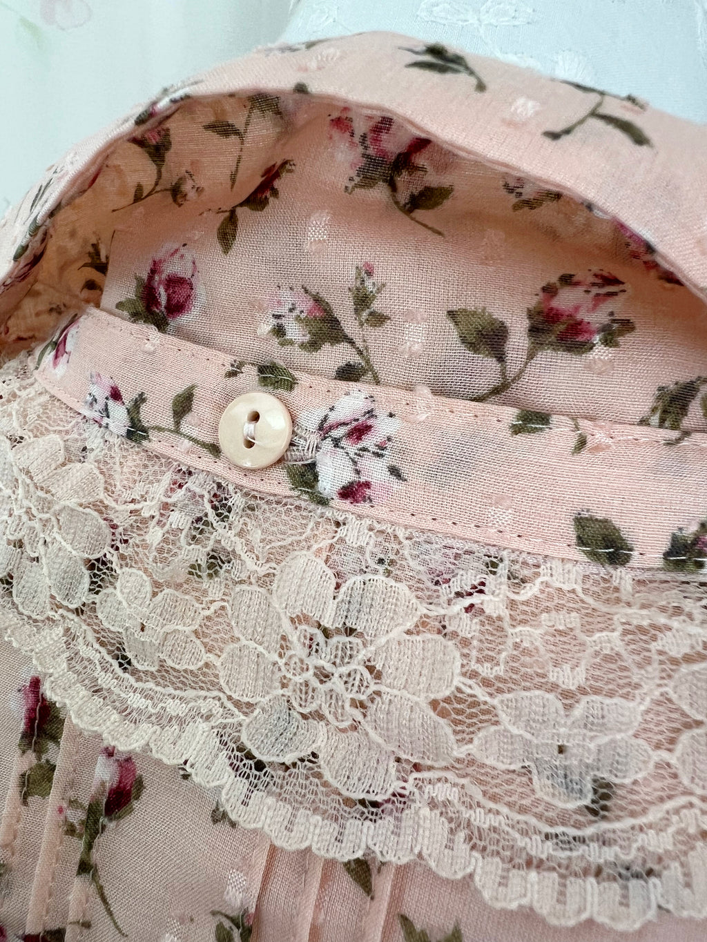 L'EST ROSE Floral Dolly Collar Dress