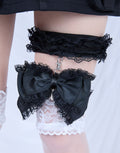 AVENCHUMU Ribbon ＆ lace chain garter